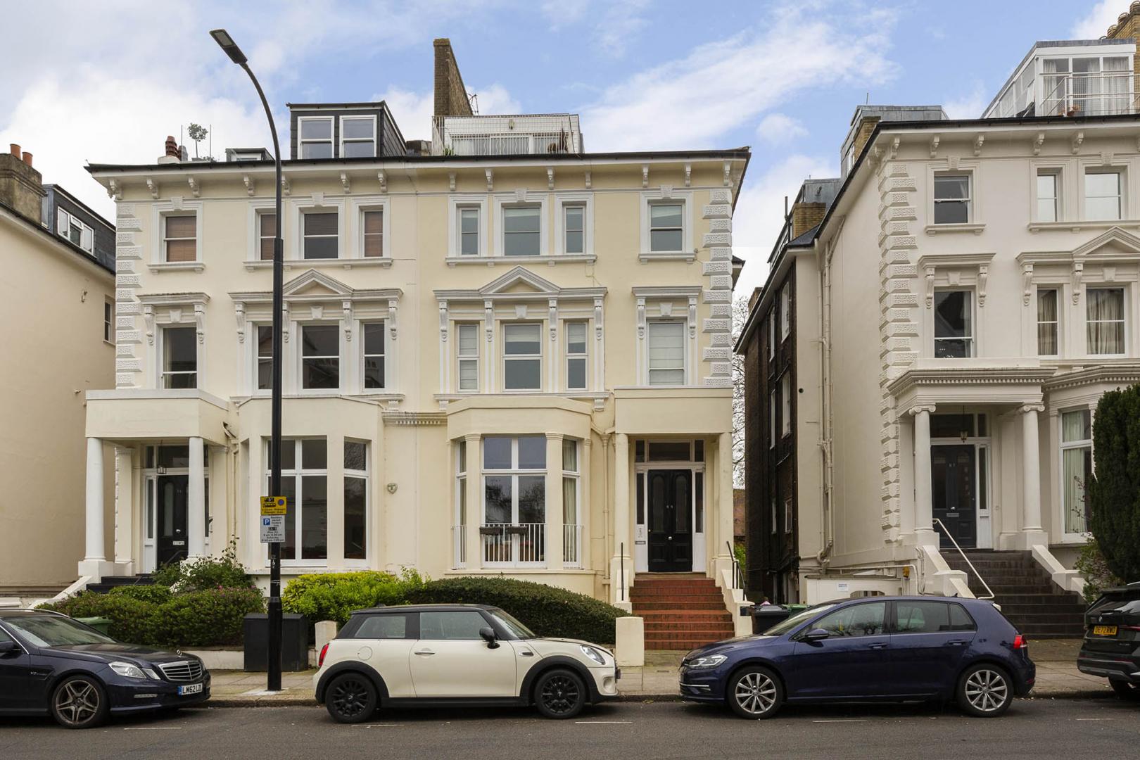 			2 Bedroom, 1 bath, 1 reception Flat			 Belsize Park Gardens, Belsize Park